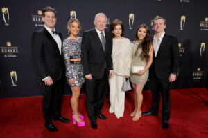 Cowboys owner Jerry Jones and Family