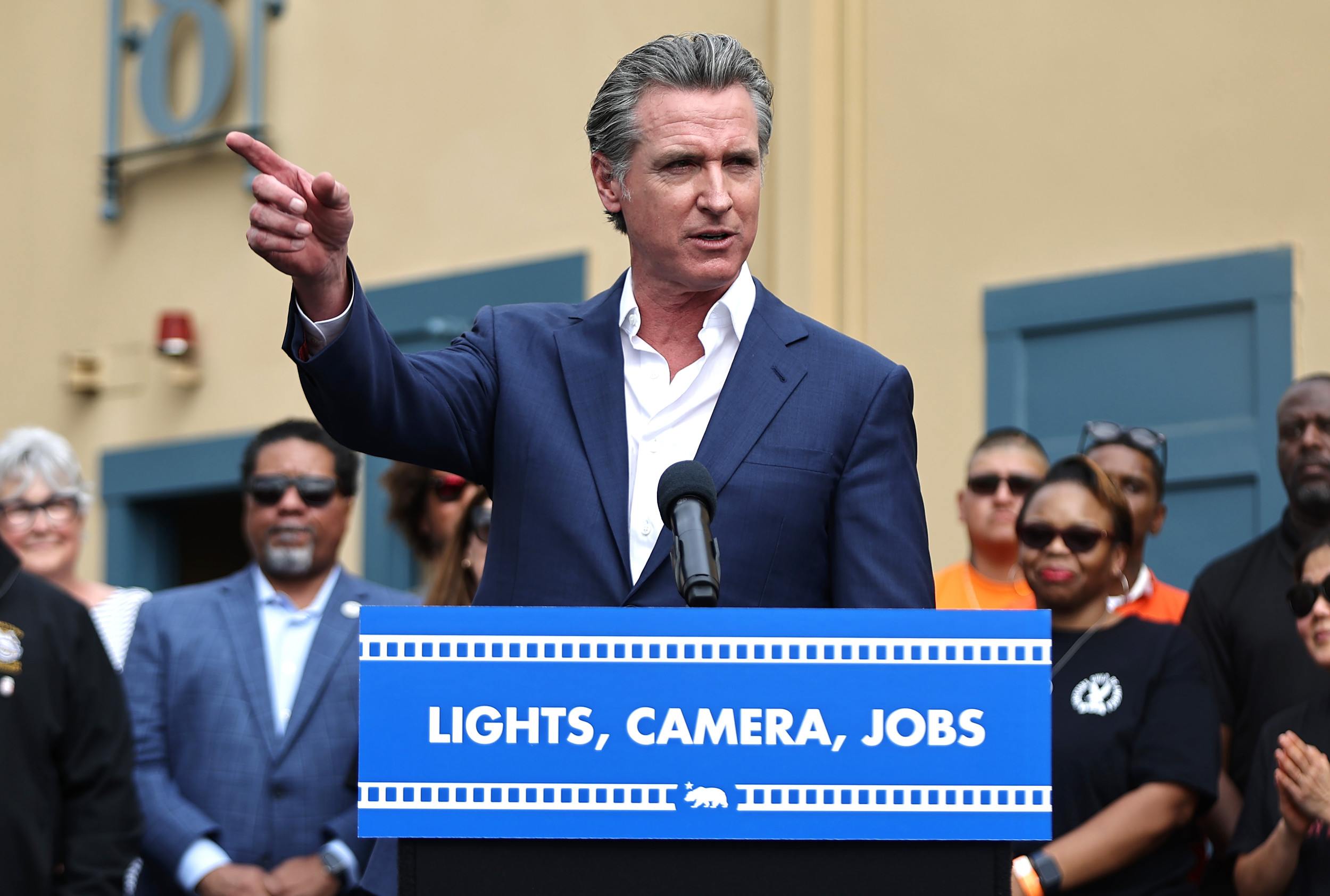 gavin newsom press conference