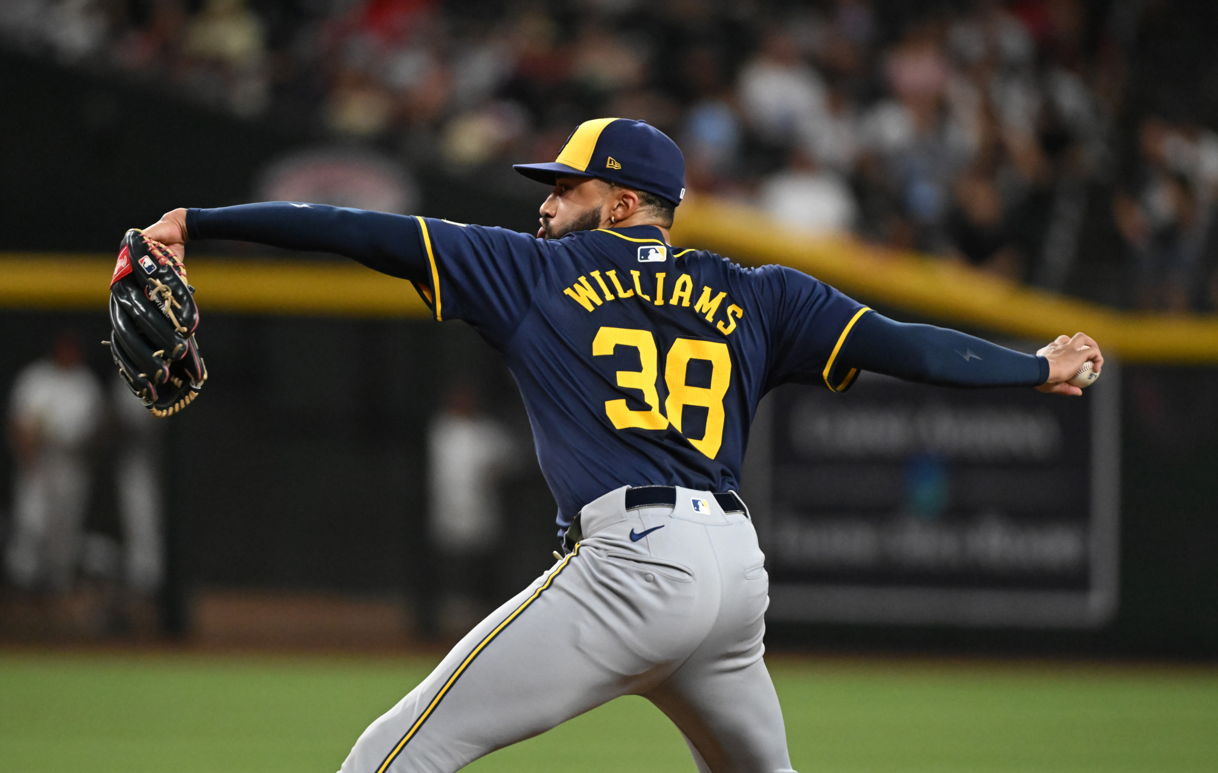 Milwaukee Brewers pitcher Devin Williams