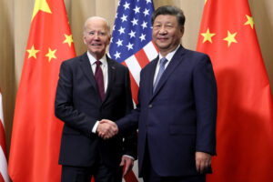 Joe Biden and Xi Jinping