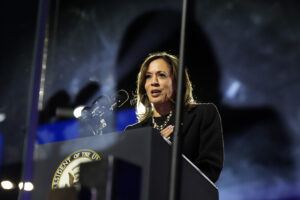 Democratic presidential nominee Vice President Kamala Harris