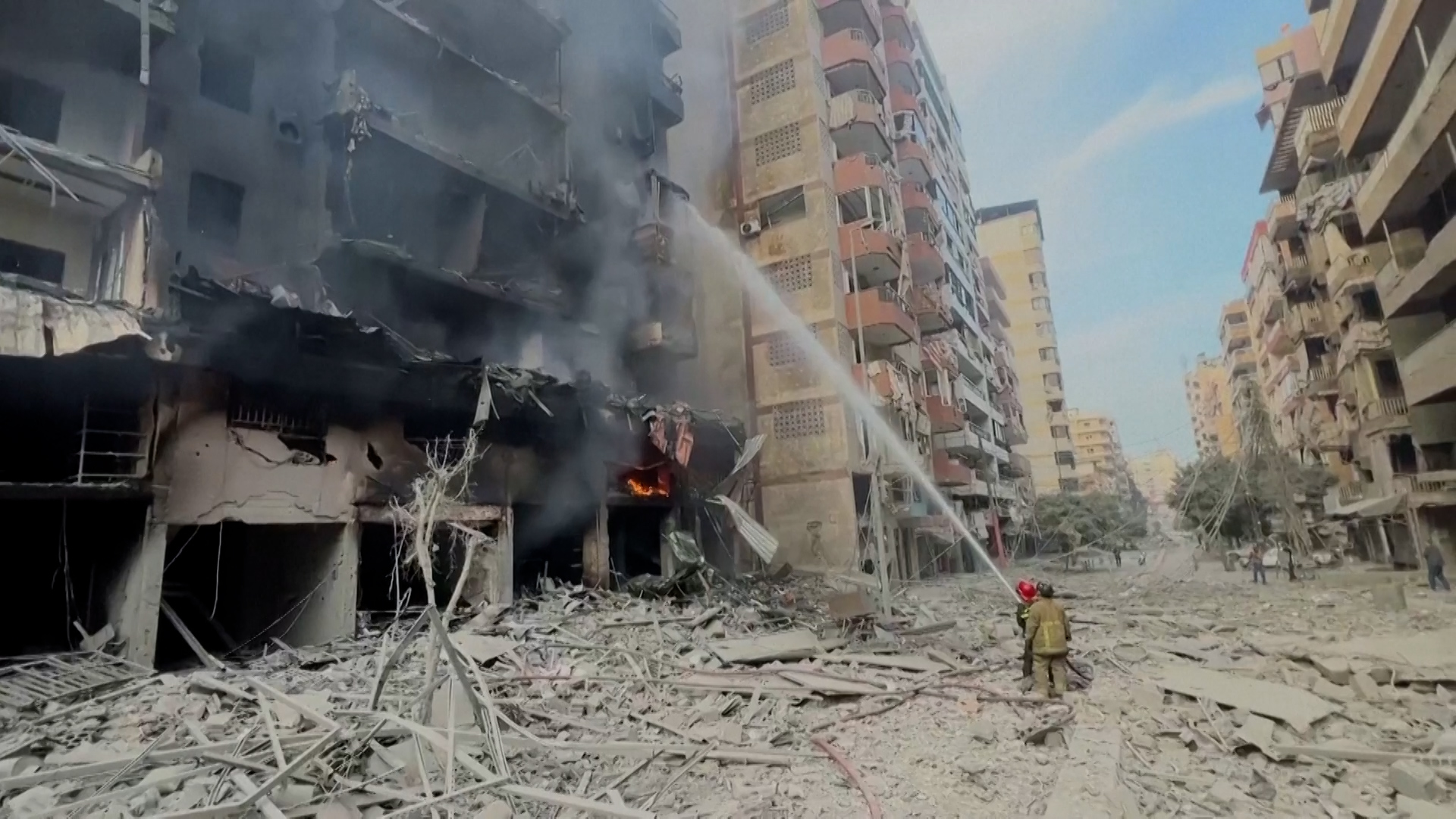 Destruction in Beirut’s southern suburbs from Israeli air attacks | Israel attacks Lebanon