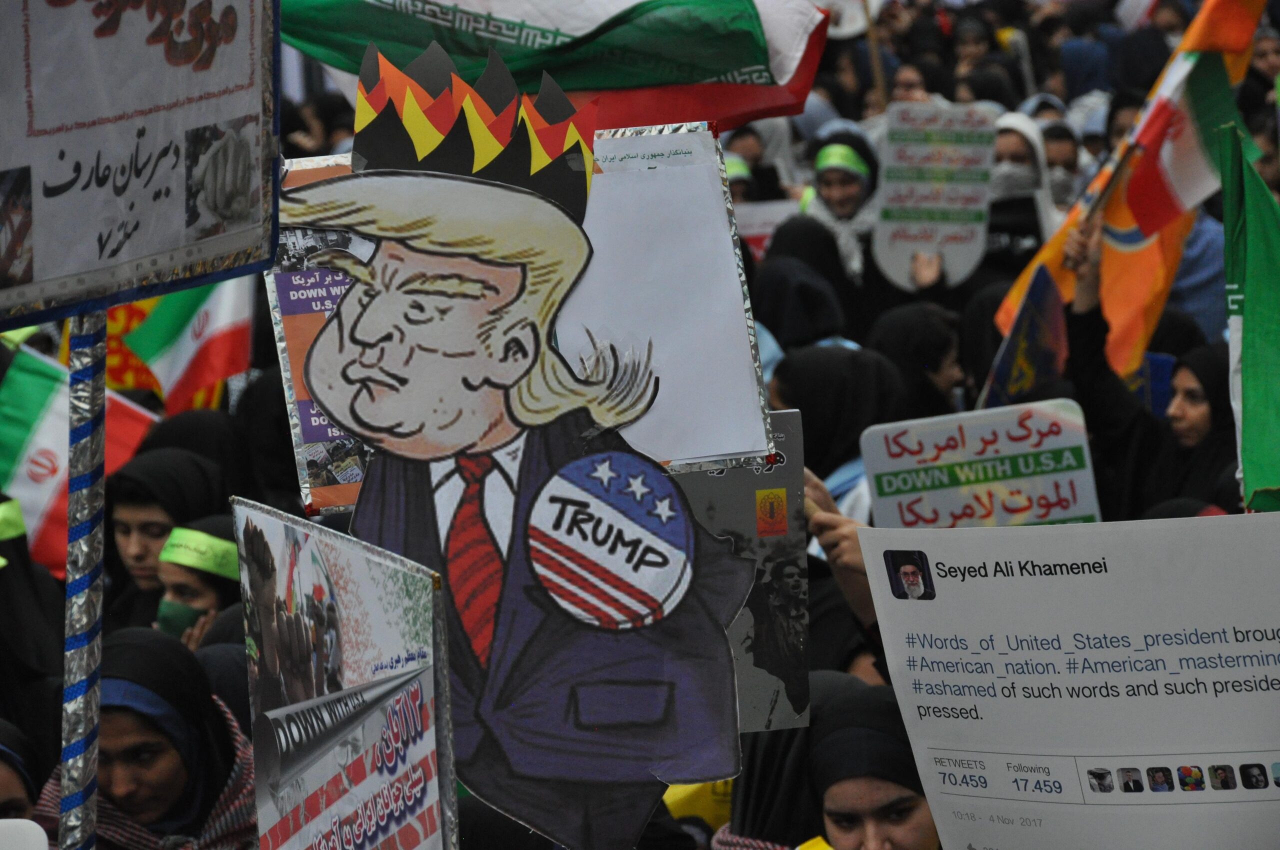 Iran Poster of Donald Trump