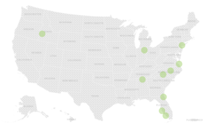 Map Shows 10 Best US Spots To Retire in 2025