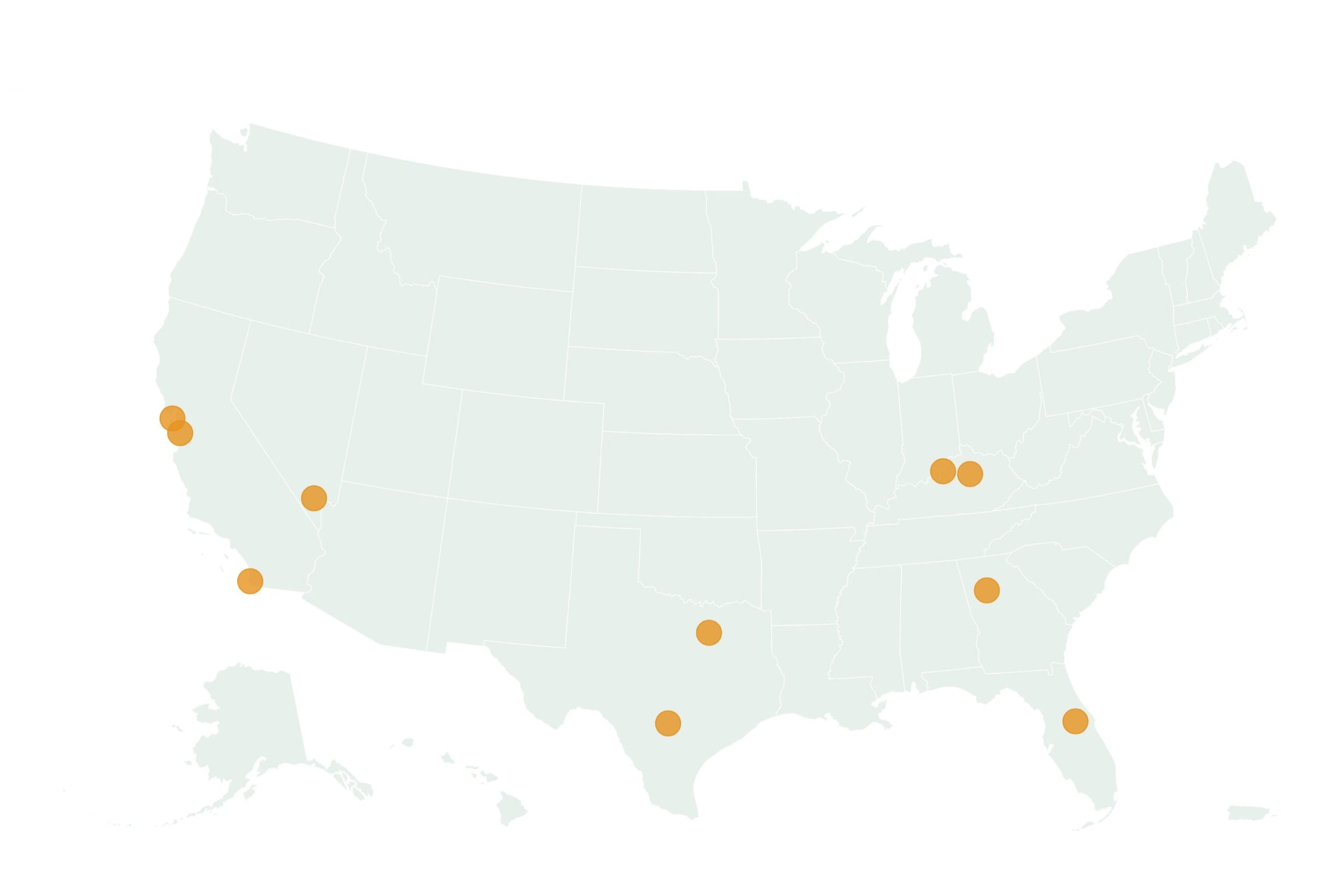 Map Shows Best Cities To Visit for Thanksgiving