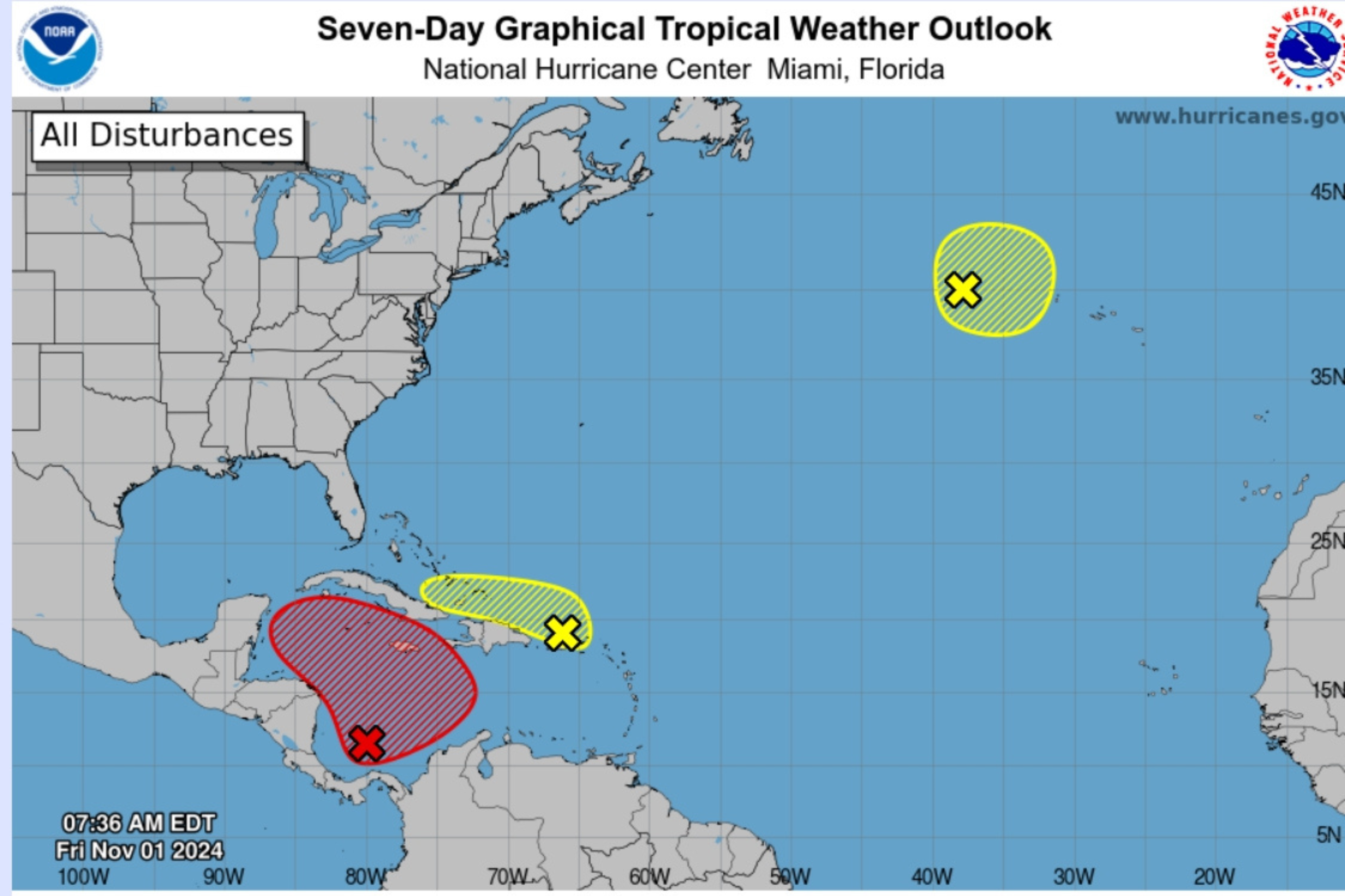 Three Potential Tropical Storms Could Form