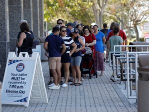 US voters cast ballots with security tight as election campaign nears end | US Election 2024 News