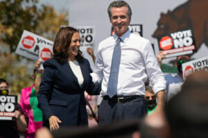 Kamala Harris Gavin Newsom California