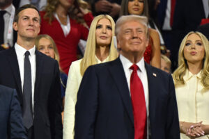 Jared Kushner, Ivanka Trump and Donald Trump