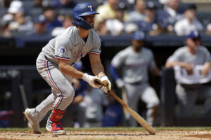 Texas Rangers infielder Josh Smith