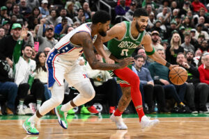 Jayson Tatum and Paul George