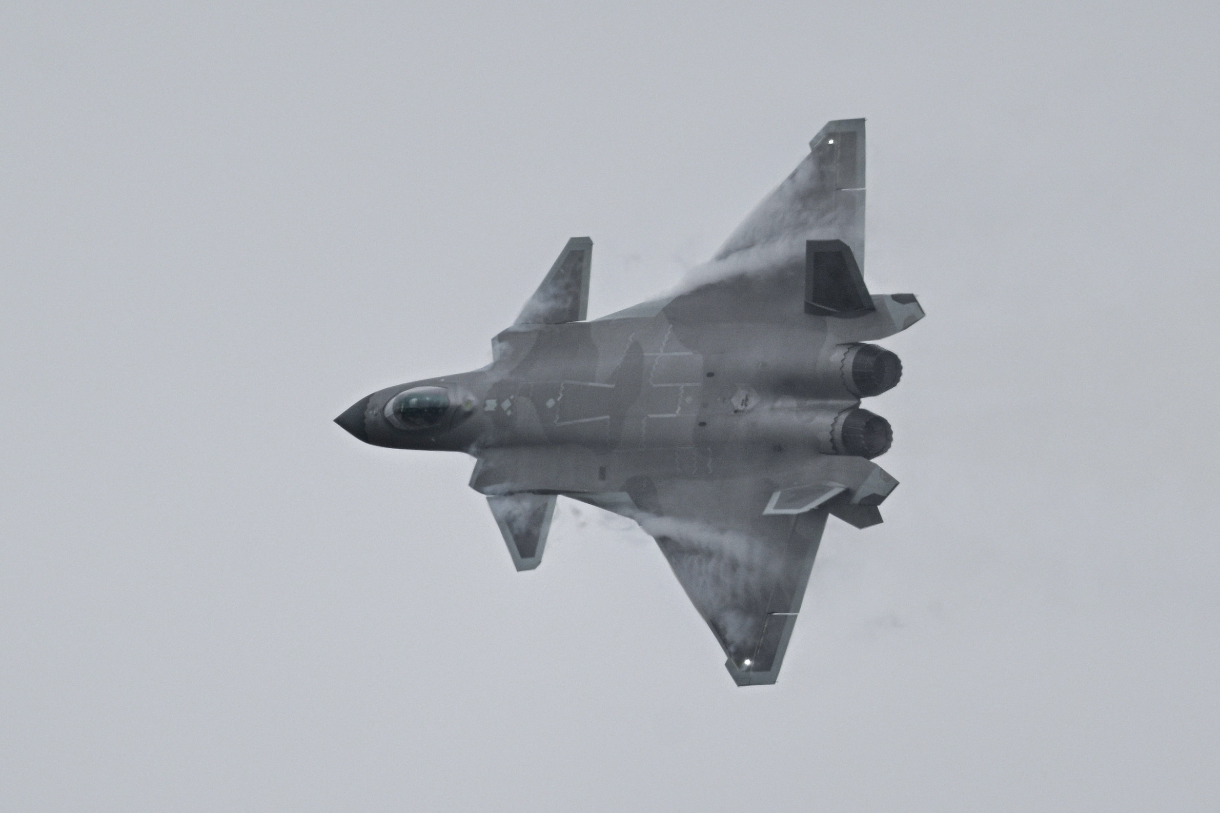 China Displays J-20 Stealth Fighter Aircraft