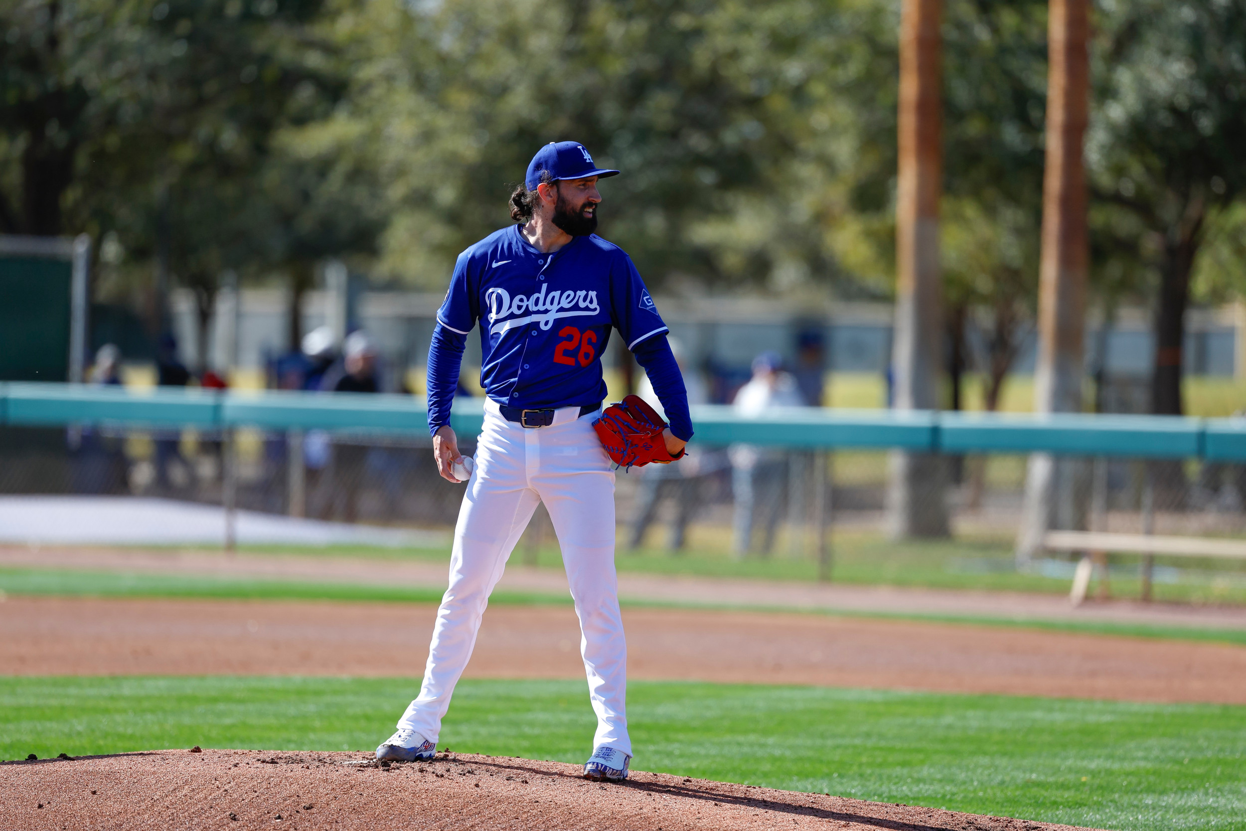 Los Angeles Dodgers pitcher Tony Gonsolin