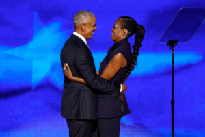 Barack Obama Michelle Obama DNC 2024 Chicago