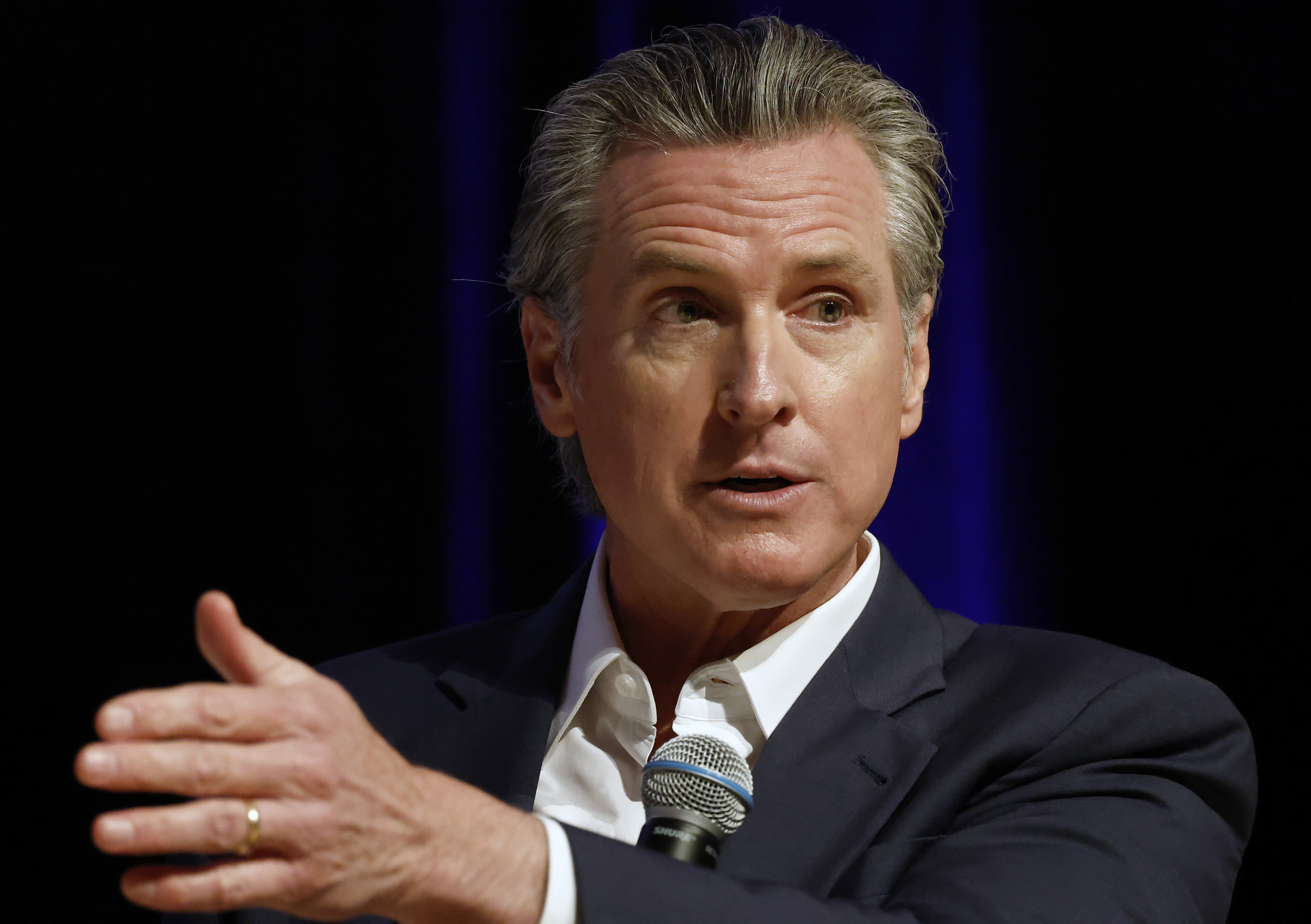 Gavin Newsom in California