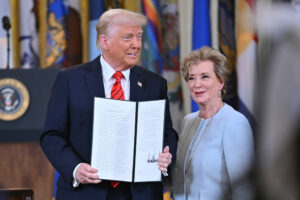 Donald Trump Linda McMahon Education