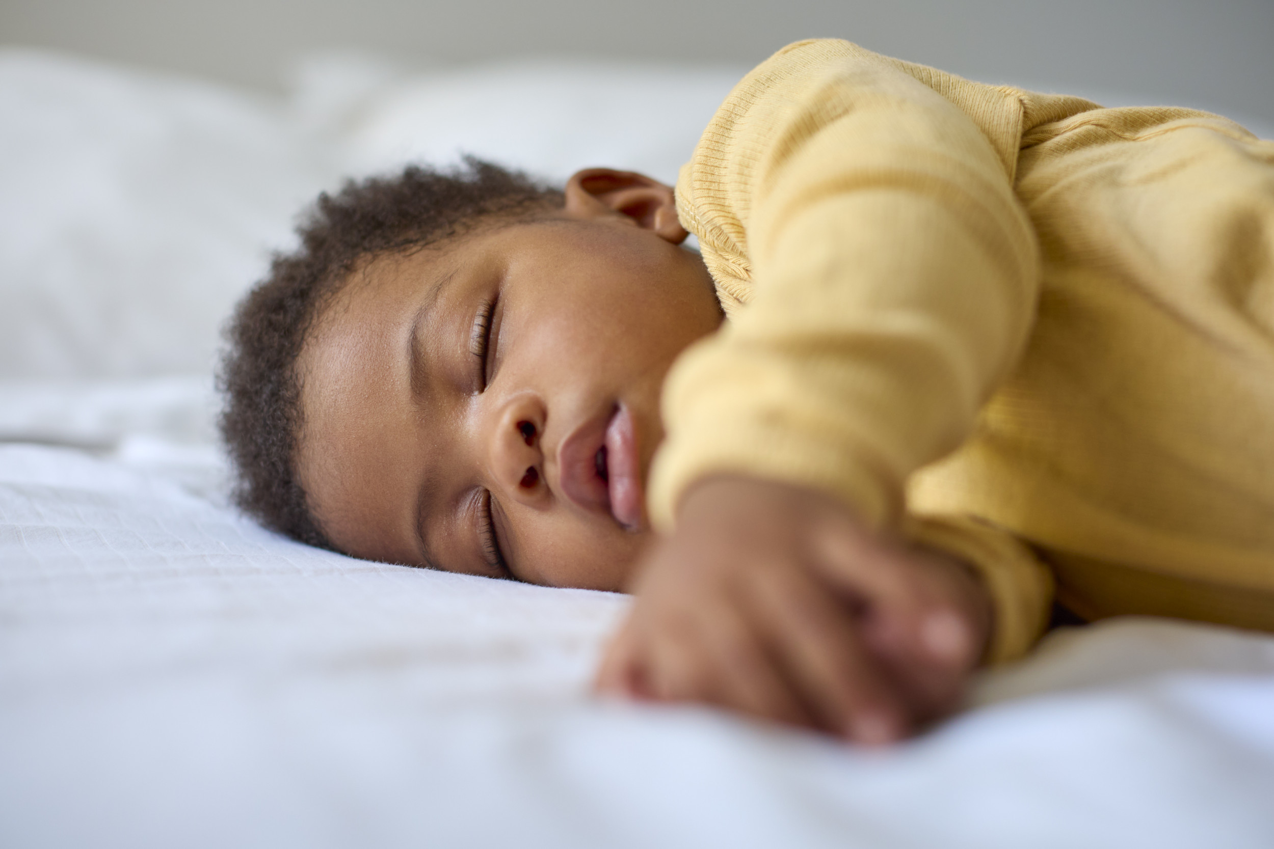 Sleeping baby girl