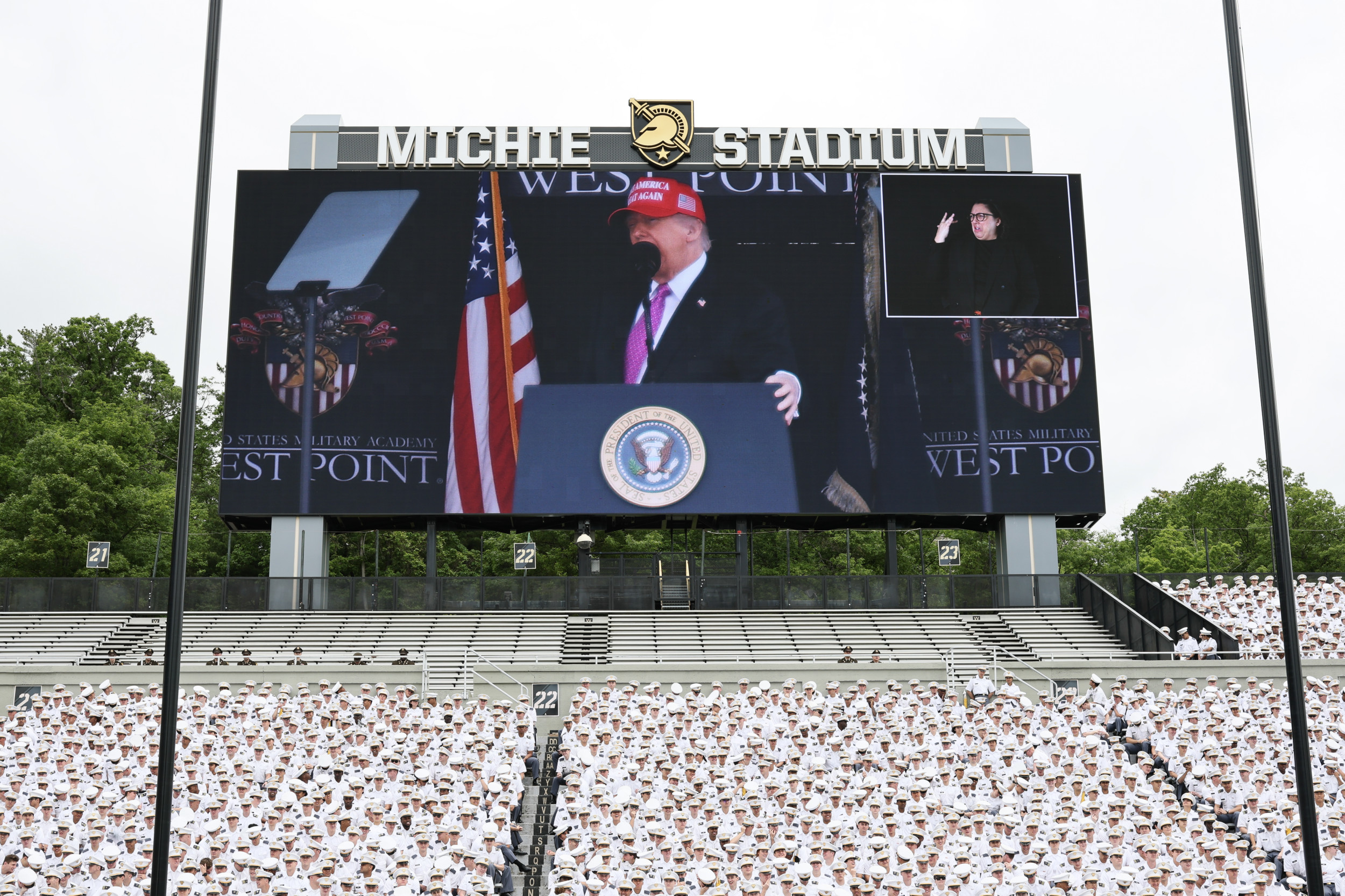 Donald Trump at West Point