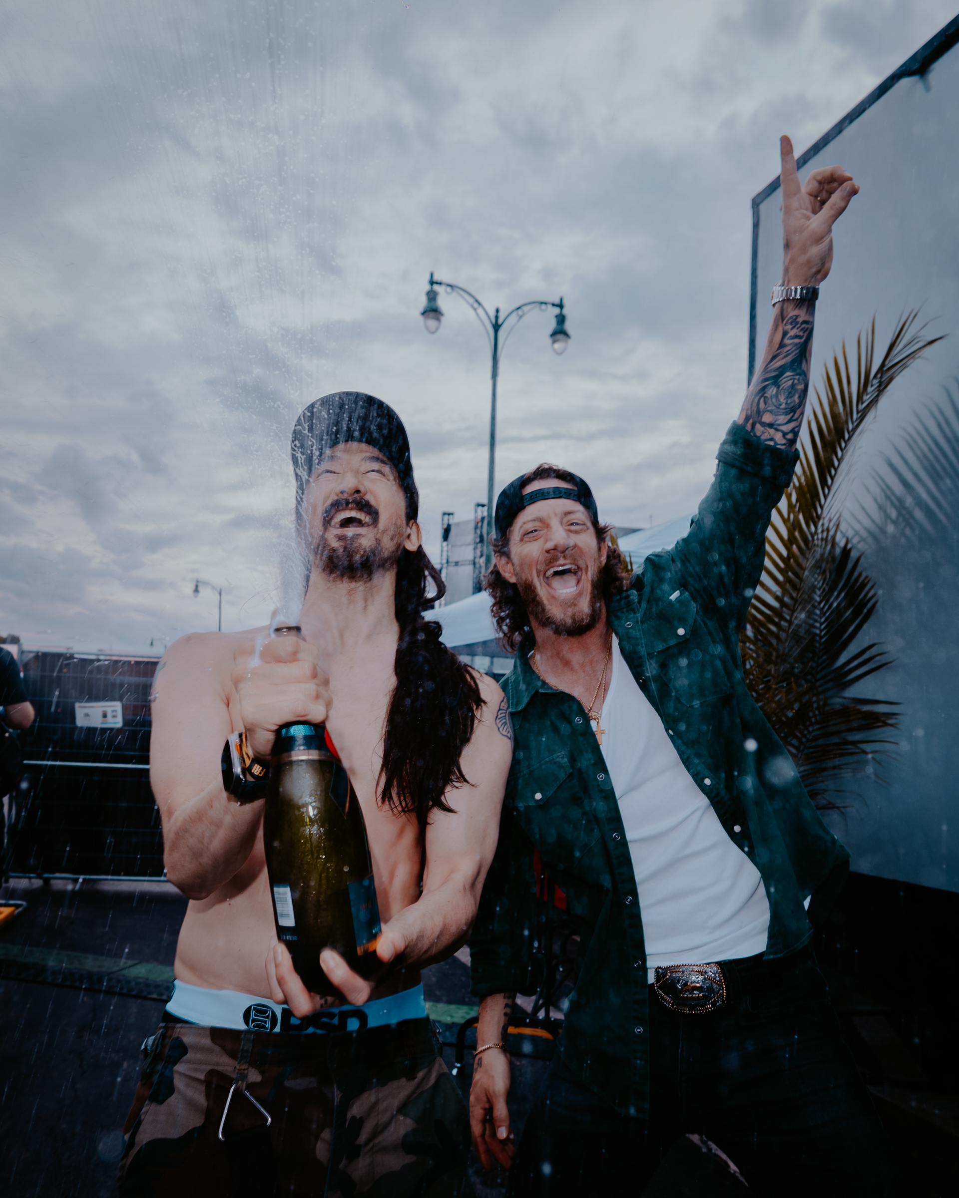 Steve Aoki and Tyler Hubbard RiverBeat Festival