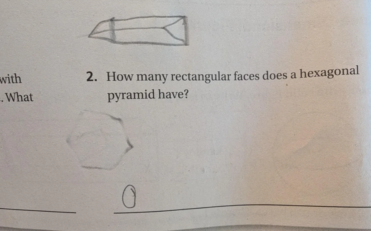 The 5th grade math problem.
