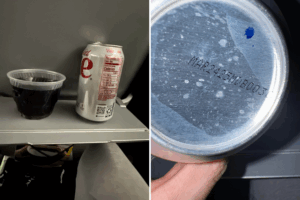 Diet coke on flight
