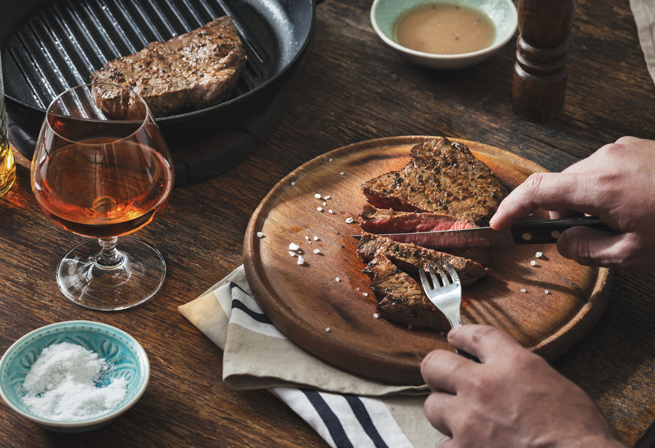 Stock image of steak.