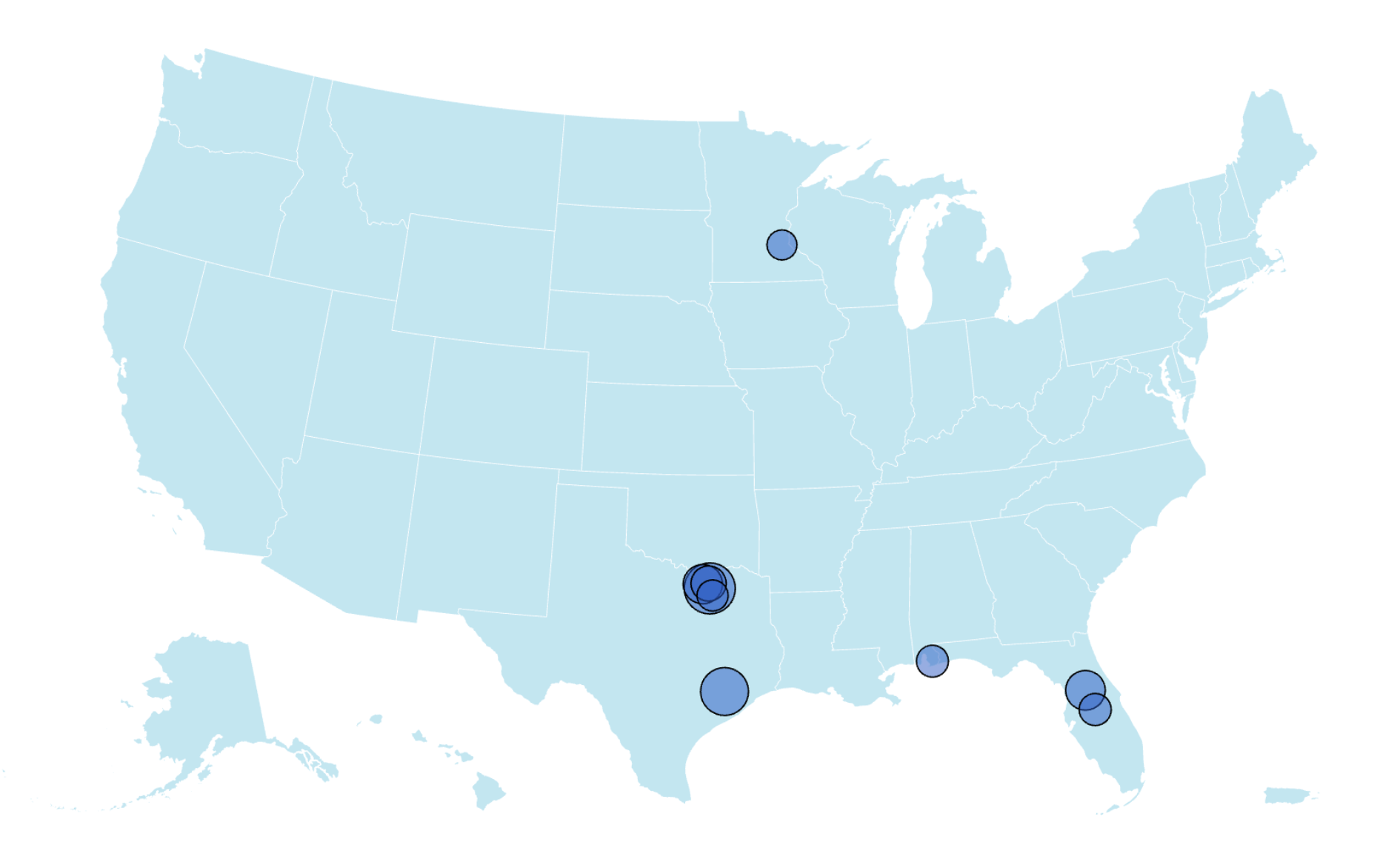 Map Fastest Growing Cities 2024