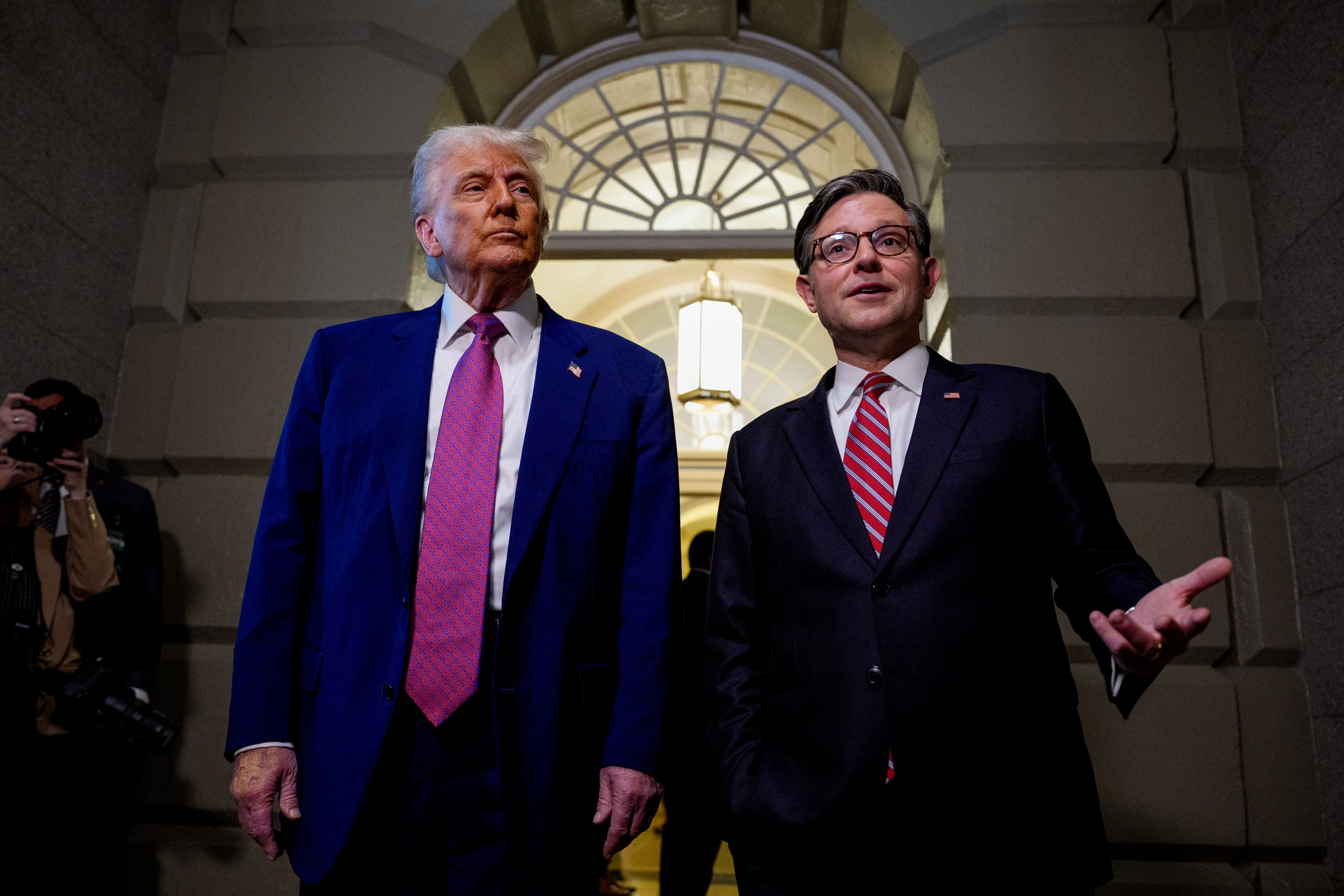 Mike Johnson and Donald Trump
