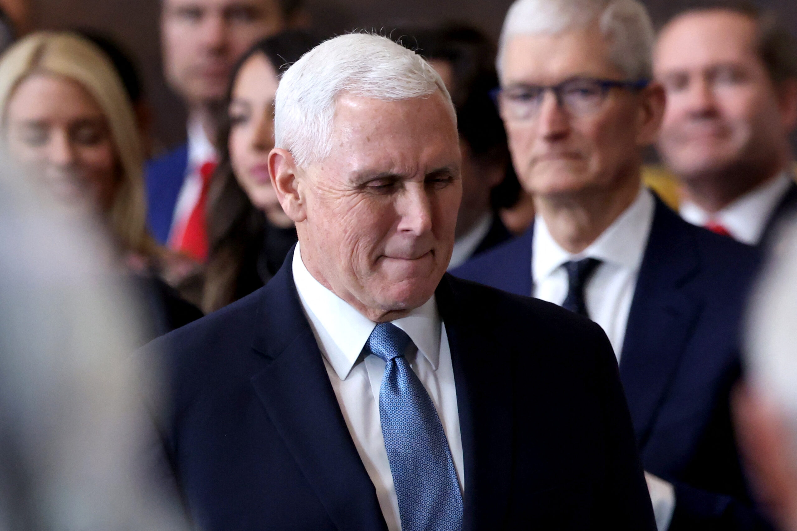 Mike Pence attends inauguration