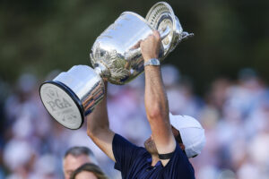 Scottie Scheffler PGA Championship Trophy