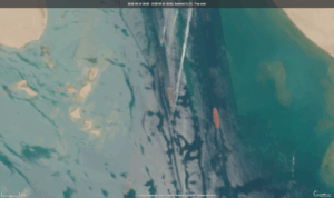 Satellite Photos Show British Aircraft Carrier Heading Toward Pacific