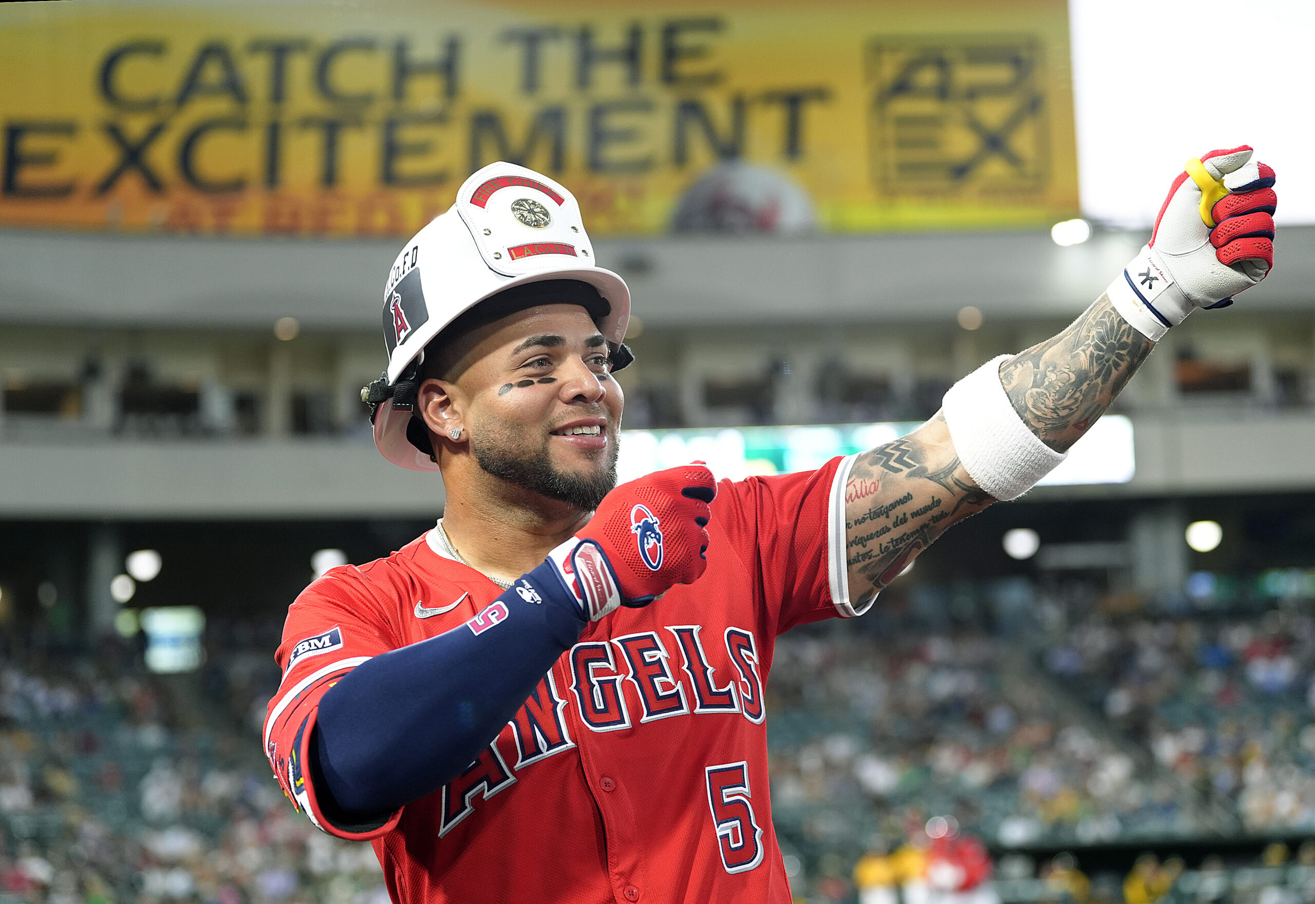 Los Angeles Angels third baseman Yoan Moncada