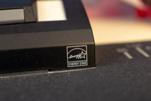 Close-up of Energy Star logo