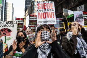 Pro-Palestinian protest Israel sympathy poll