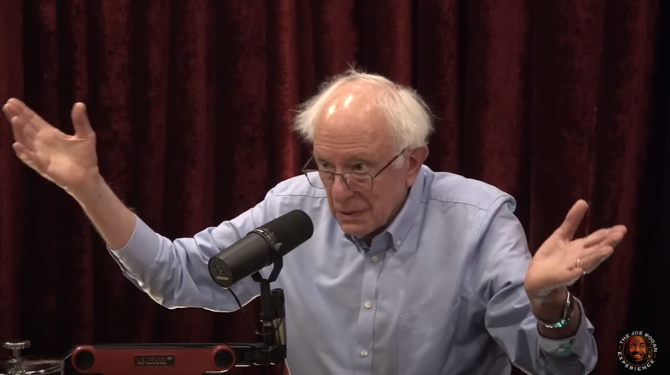 Bernie Sanders discusses presidential ambitions and oligarchy with Joe Rogan