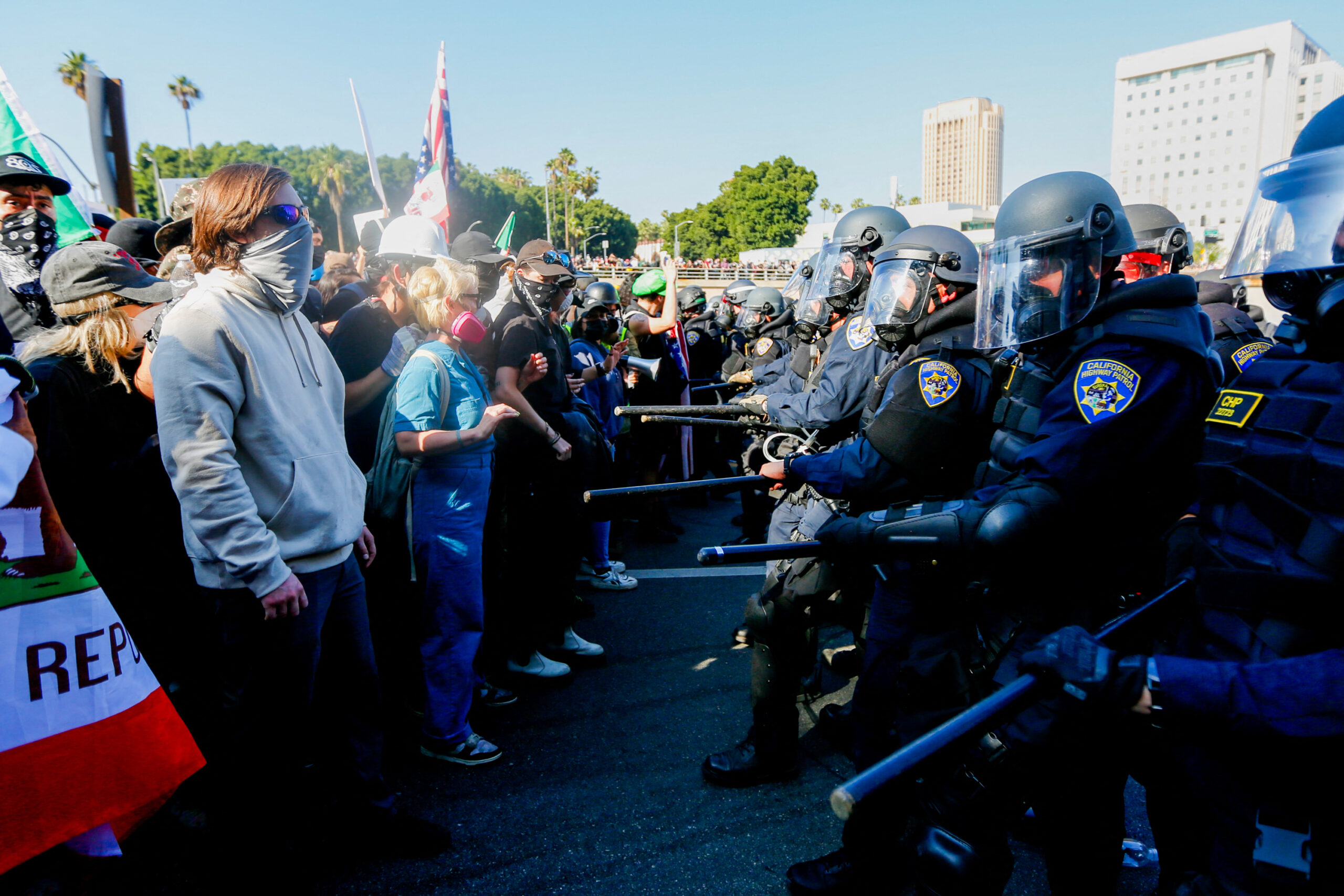 Republicans react national guard LA protests