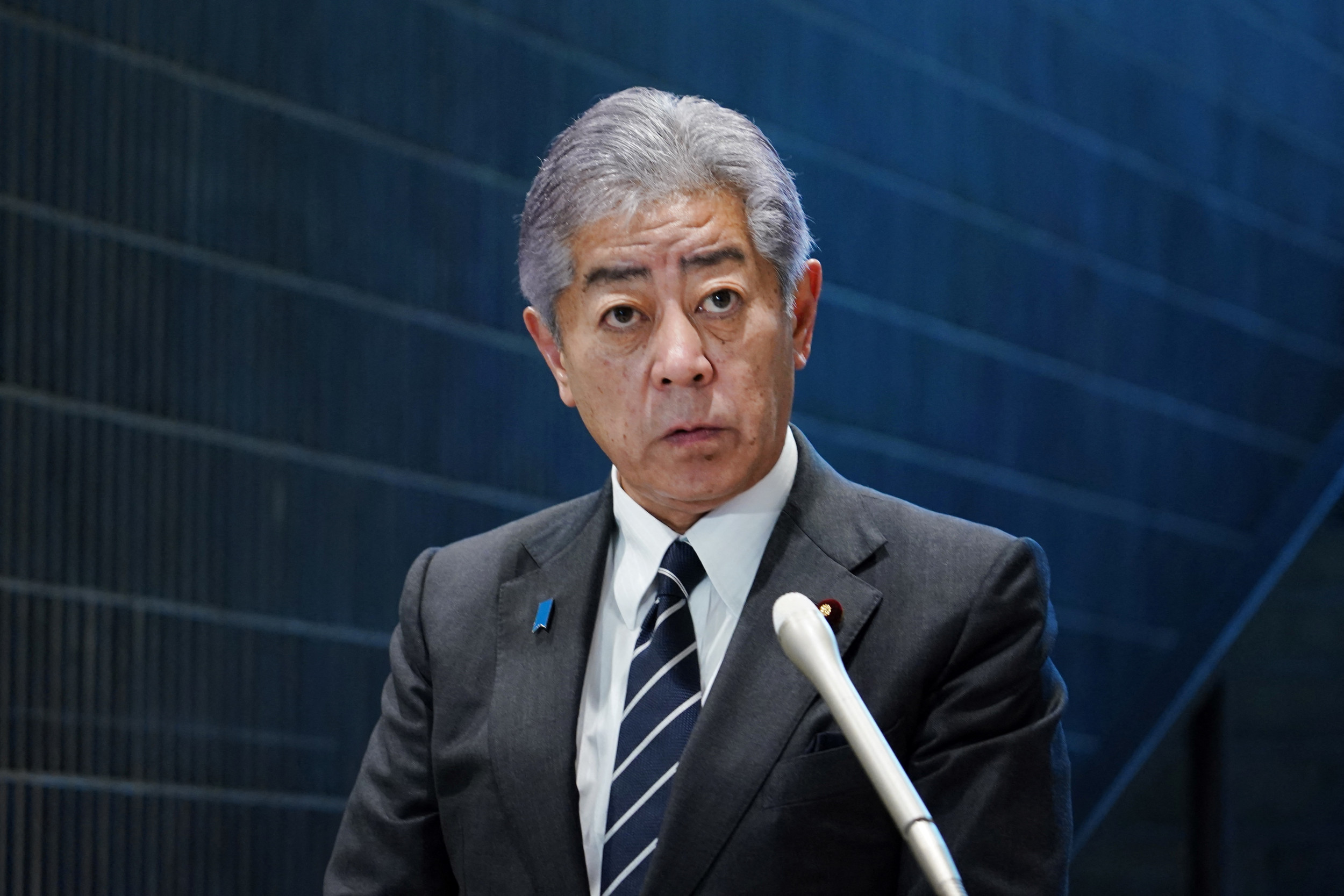 Japanese Foreign Minister Takeshi Iwaya