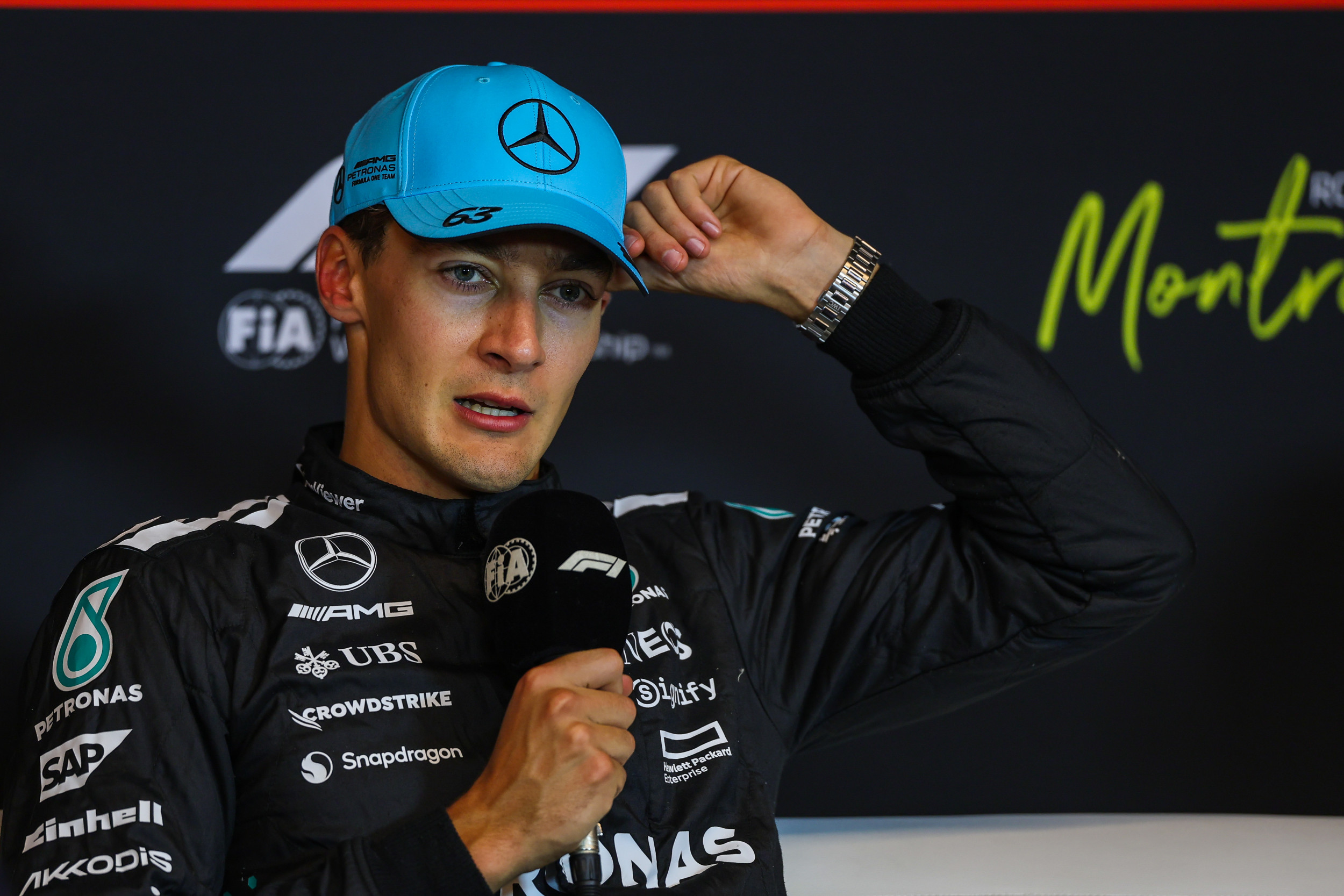 Mercedes driver George Russell
