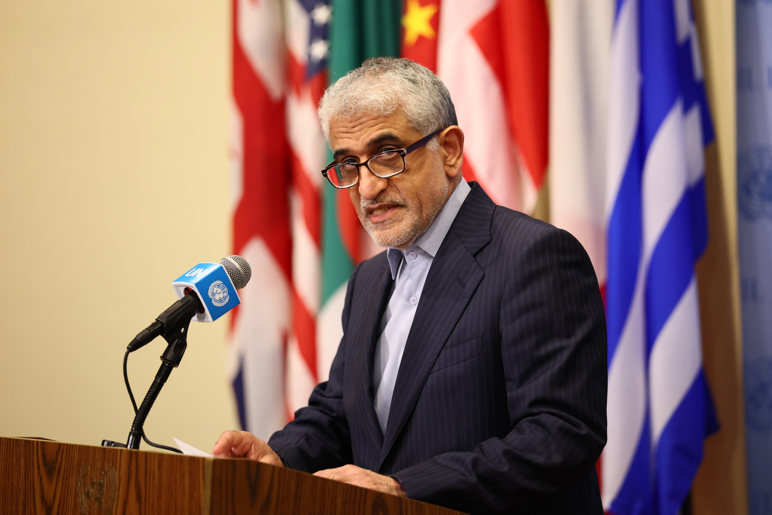 Iran, UN, ambassador, speaks