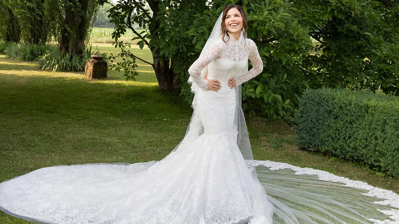 Lauren Sánchez changes name to Bezos, reveals stunning wedding dress