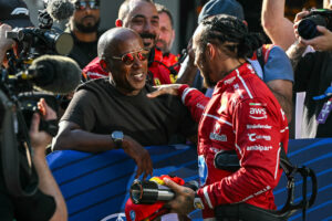 Lewis Hamilton and Anthony Hamilton