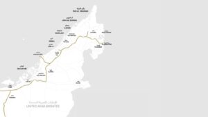 UAE high-speed rail map