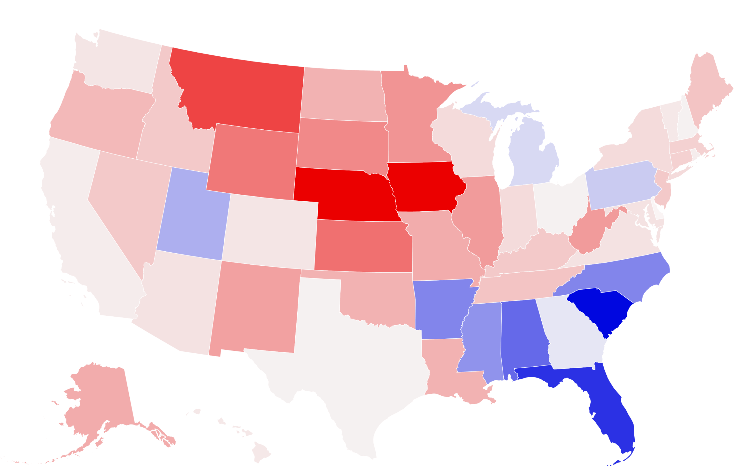 Map Shows Which State Economies Are Growing—and Shrinking—in 2025