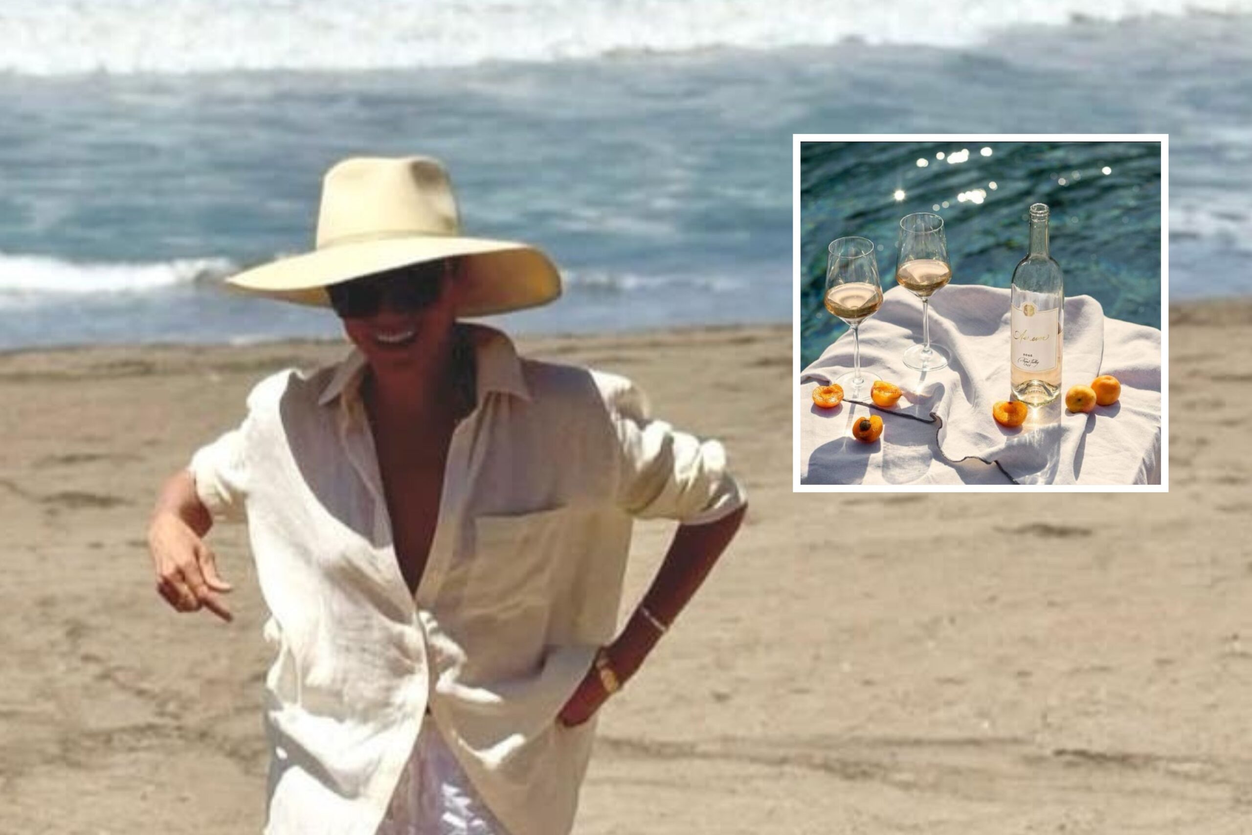 Meghan Markle at the Beach