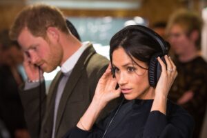 Meghan Markle Listens to Radio
