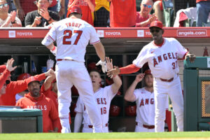 Mike Trout And Ron Washington