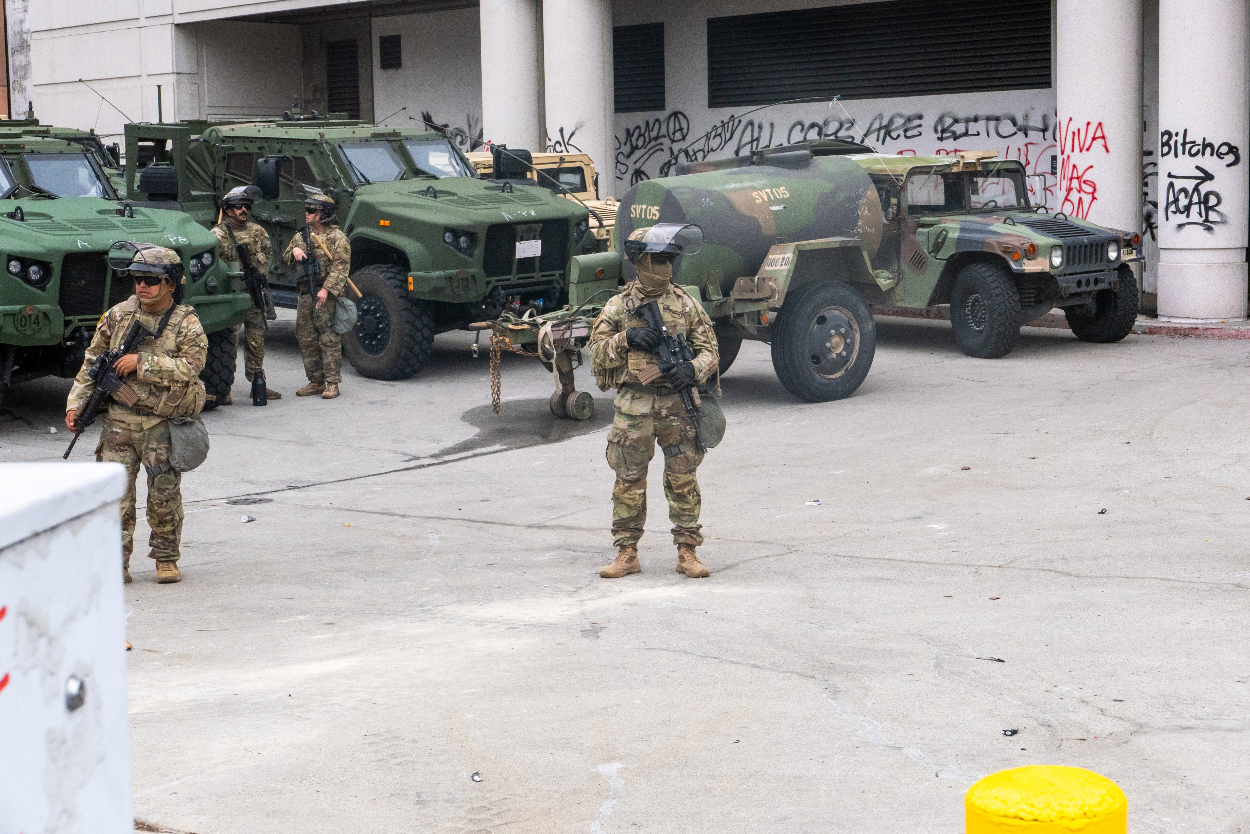 California National Guard Los Angeles