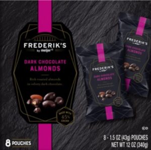 Frederik’s brand Dark Chocolate Almonds