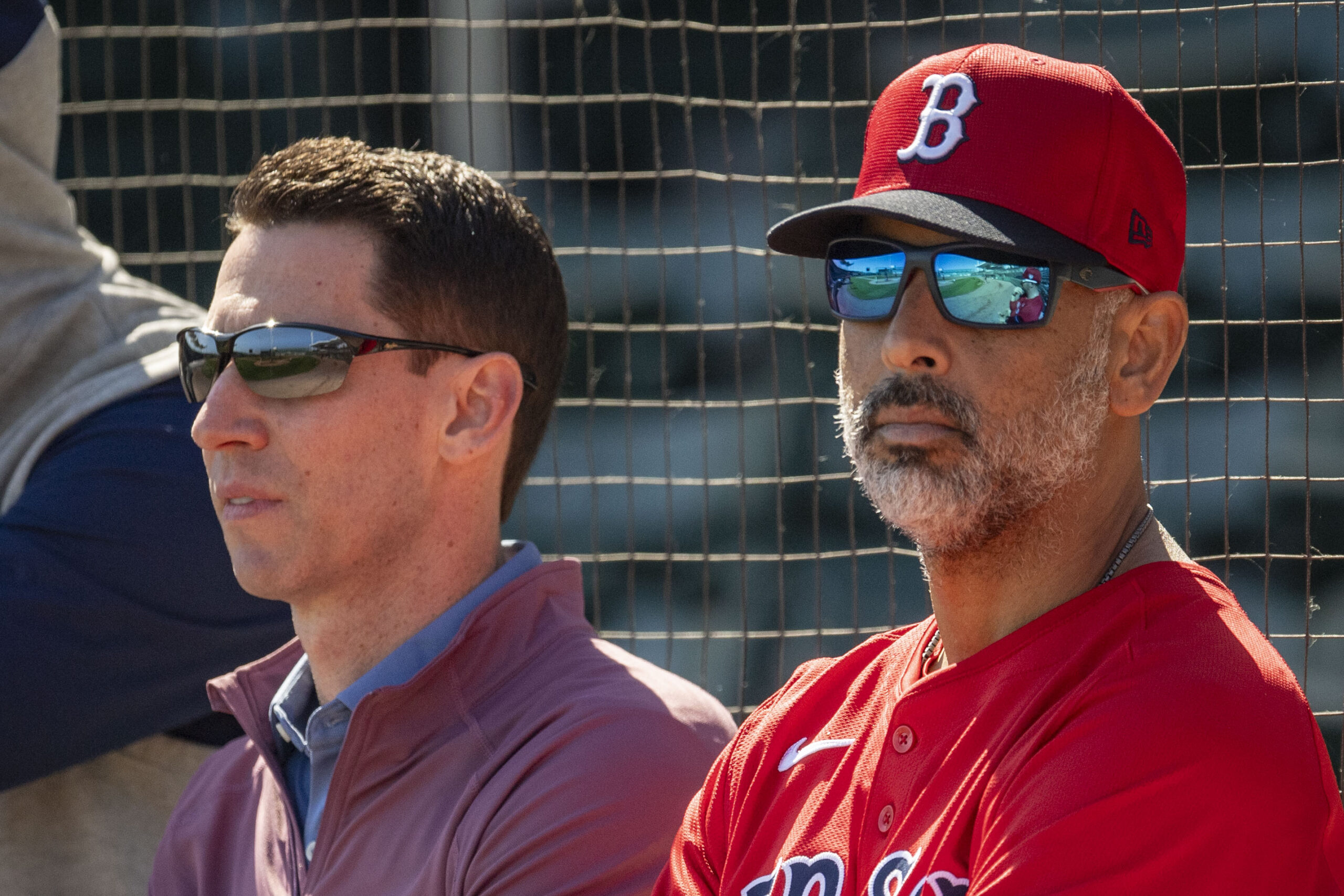 Craig Breslow and Alex Cora