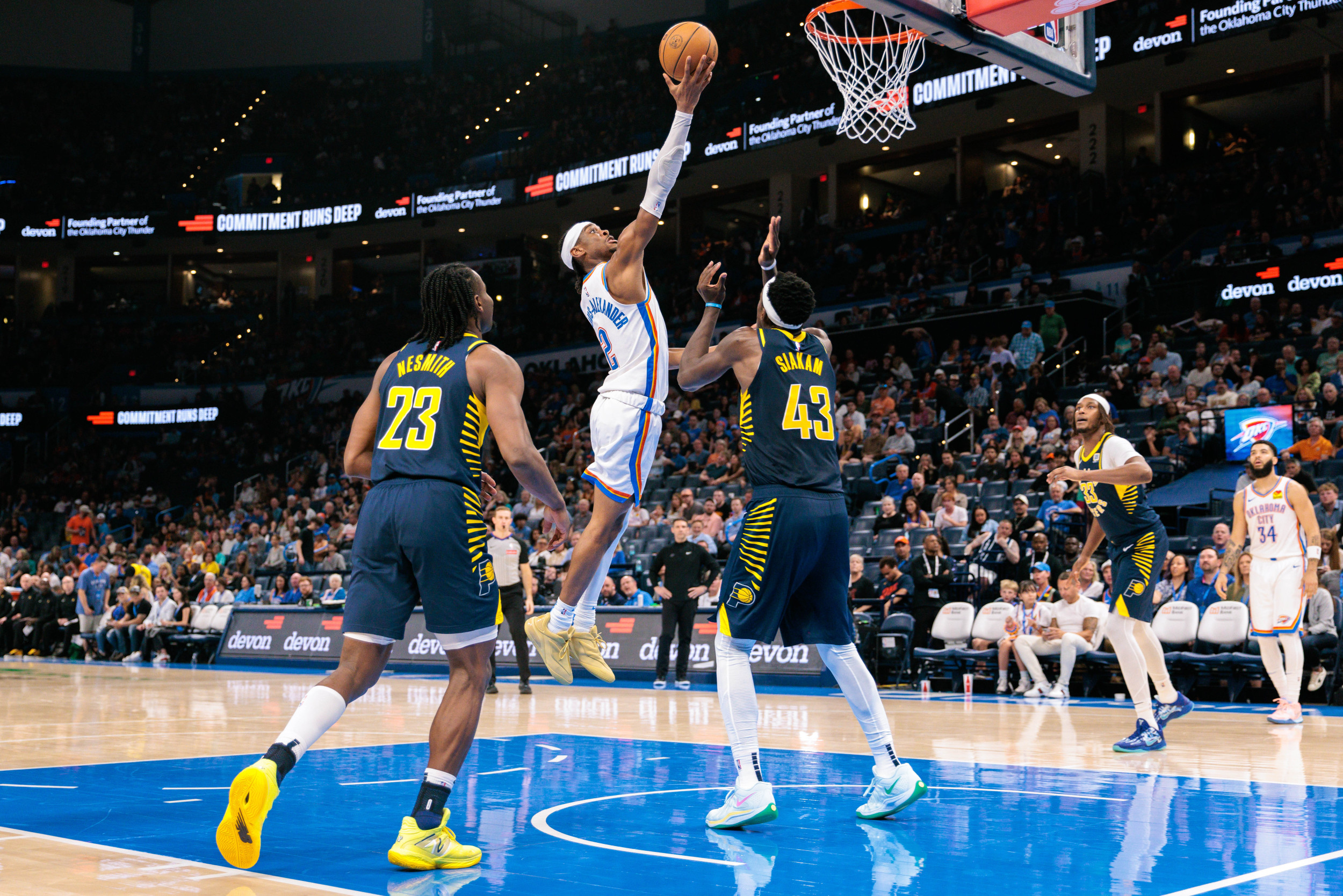 Pacers vs Thunder